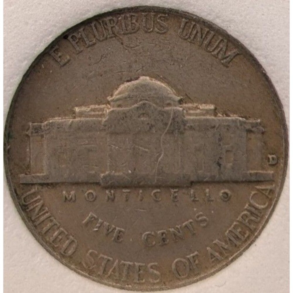 1946‑D Jefferson Nickel • INB Holder • Early Jefferson Series - Picture 5 of 5